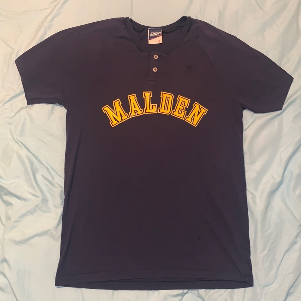 BIKE authentic athletic tee size L color:blue